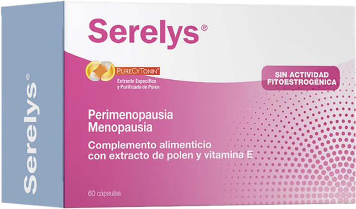 Дієтична добавка Serelys Perimenopausia Menopause Food Supplement 60 капсул (8470001879660) - зображення 1