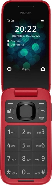 Мобільний телефон Nokia 2660 DualSim Red (NK-2660 Red) - зображення 1