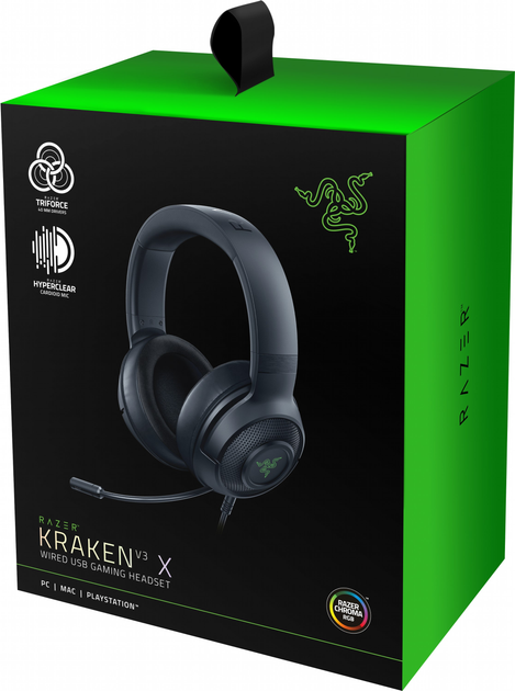 Наушники Razer Kraken V3 X Black (RZ04-03750300-R3M1) - зображення 5