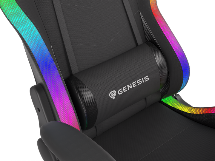 Fotel gamingowy Genesis Trit 500 RGB Black (NFG-1576) - obraz 8