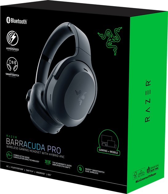 Навушники Razer Barracuda Pro Gaming Headset Wireless Black (8886419378846) - зображення 7