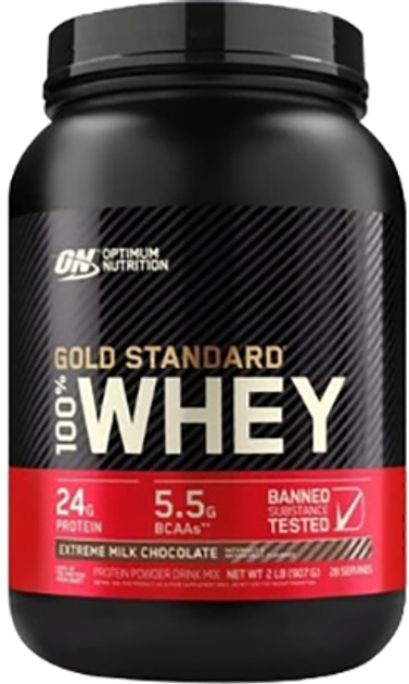 Protein Optimum Nutrition 100% Gold Standard Whey 899 g Czekolada Mleczna (5060469988504) - obraz 1