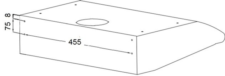 Okap kuchenny Akpo WK-7 P3050/50 Czarny - obraz 7