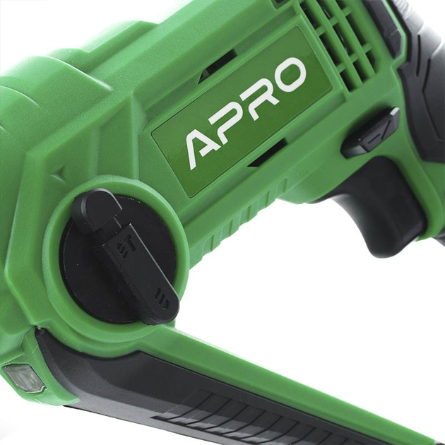 Перфоратор аккумуляторный Apro SDS-Plus 1.5 Дж аккумулятор Li-ion 20 В 2 Ач LED подсветка 2 режима 900 об/мин 5200 уд/мин реверс кейс (000076584) - изображение 6