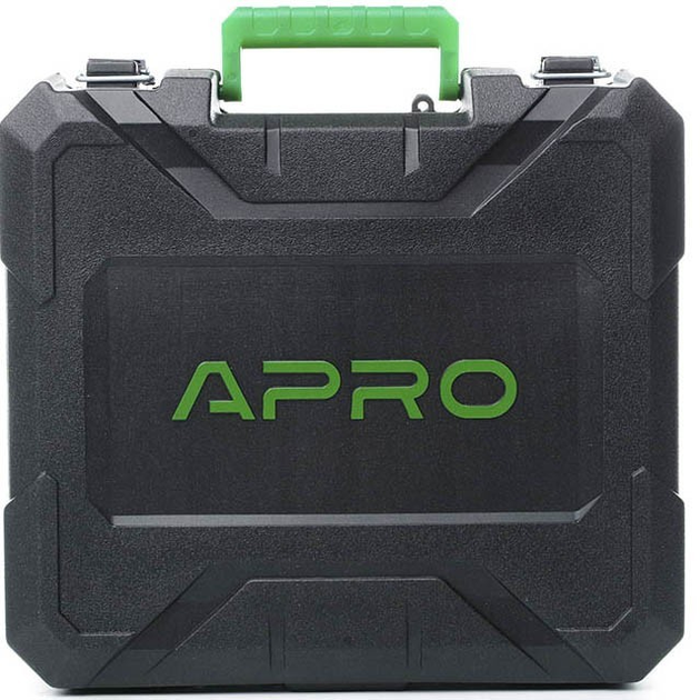 Перфоратор аккумуляторный Apro SDS-Plus 1.5 Дж аккумулятор Li-ion 20 В 2 Ач LED подсветка 2 режима 900 об/мин 5200 уд/мин реверс кейс (000076584) - изображение 13