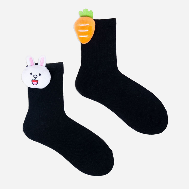 Dziecięce skarpety Yoclub SK-87/GIR/003 23-26 Czarne (5907617968684) - obraz 1