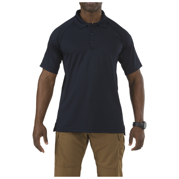 Футболка поло тактична з коротким рукавом 5.11 Tactical Performance Polo - Short Sleeve Synthetic Knit Dark Navy L (71049-724) - изображение 1