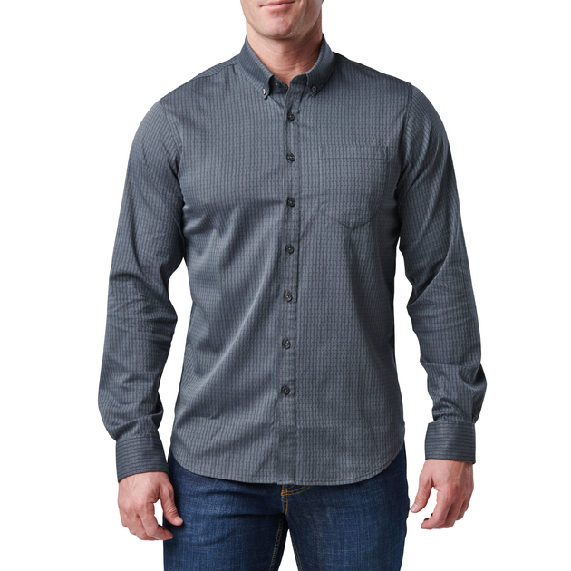 Сорочка тактична 5.11 Tactical Alpha Flex Long Sleeve Shirt Turbulence Dby L (72491-184) - зображення 1