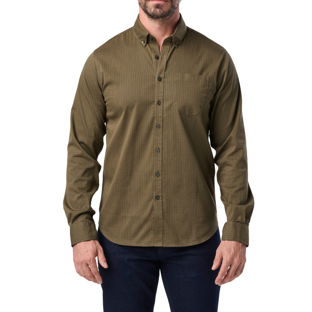 Сорочка тактична 5.11 Tactical Alpha Flex Long Sleeve Shirt Ranger Green Dby XL (72491-195) - зображення 1