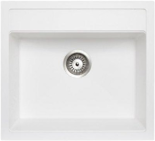 Кухонная мойка Fabiano Quadro 56x51 Alpine White 8221.301.0545 - Фото 1 Кухонная мойка Fabiano Quadro 56x51 Alpine White 8221.301.0545 - изображение 1