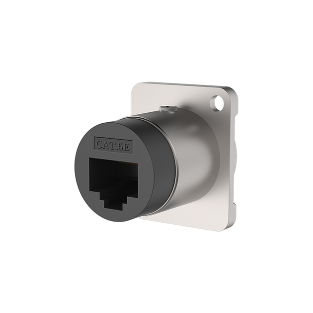 Разъём Roxtone RAE8FD-C5-B панельный RJ45 - изображение 2