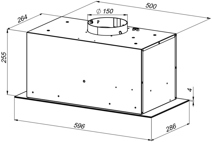 Okap kuchenny Maan Tytan 60 czarny - obraz 5