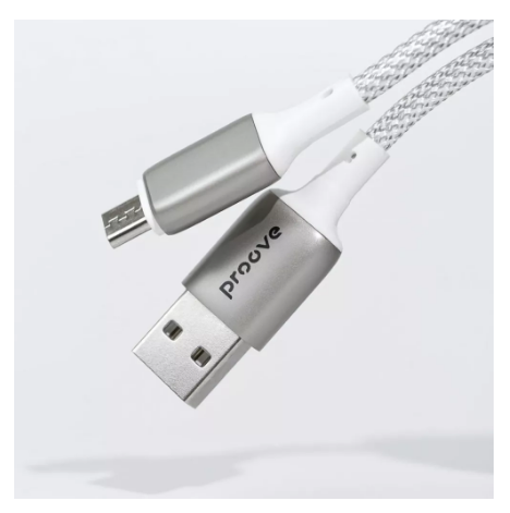 Кабель Charge\OTG Proove Dense Metal Type-C to Type-C 60W 2.4A 1m White CCDM60002202 - изображение 2