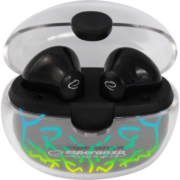 Słuchawki Esperanza Pandora TWS Black (5901299958247) - obraz 2