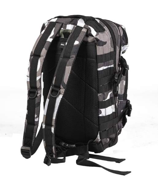 Рюкзак тактичний військовий Mil-Tec 20 л Чорно-білий US ASSAULT PACK SM URBAN (14002022-20) M-T - зображення 2