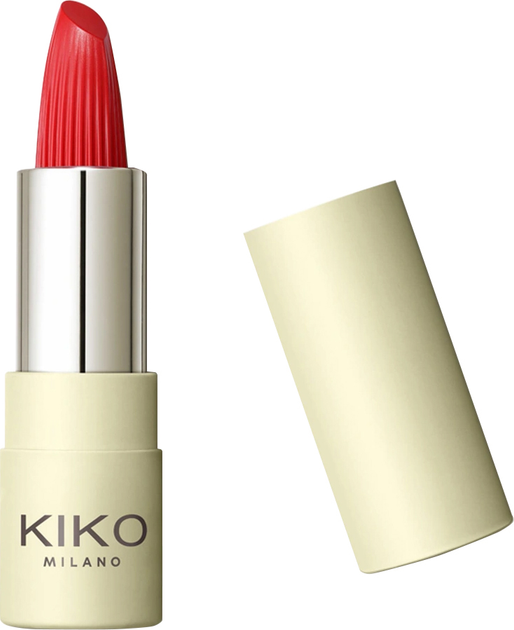 Губна помада Kiko Milano Green Me Creamy Lipstick 03 Crimson Sunset 3.2 г (8025272977487) - зображення 1