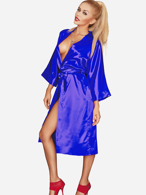 Халат жіночий DKaren Housecoat 115 2XL Blue (5901780639679) - зображення 1