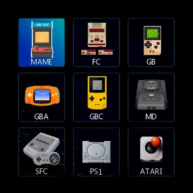 Портативная игровая консоль NEUE M8 Android 4K 10000 Games 2 геймпада Playstation One/ SEGA/ Dendy - изображение 10