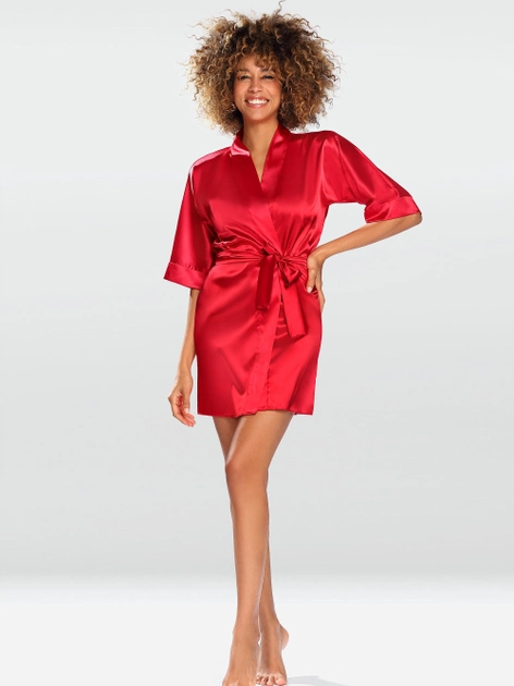 Халат жіночий DKaren Housecoat 90 XS Red (5901780651275) - зображення 1