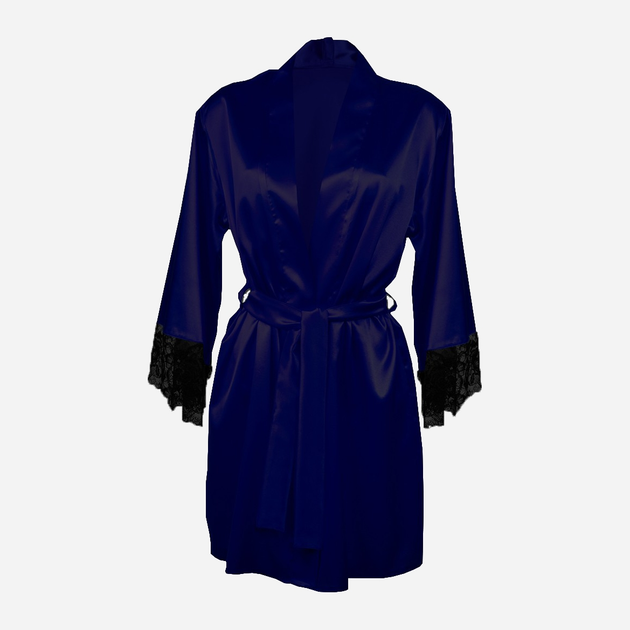 Podomka DKaren Housecoat Adelaide S Navy Blue (5903251397453) - obraz 1