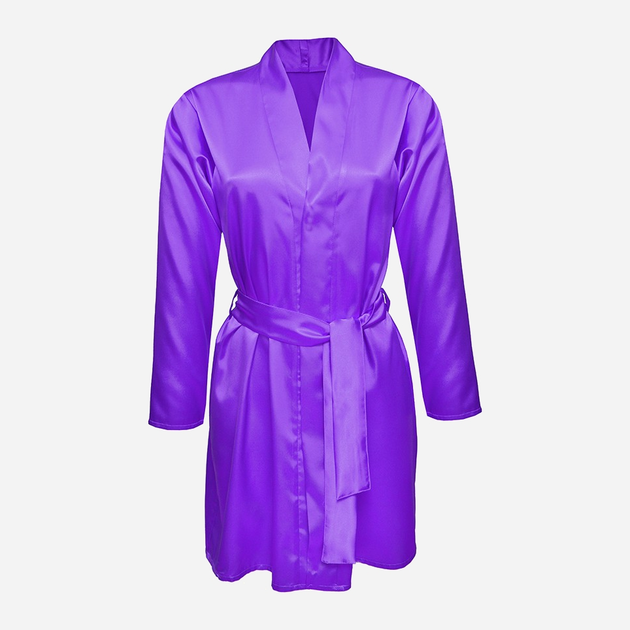 Podomka DKaren Housecoat Agnes 2 2XL Violet (5901780645410) - obraz 1