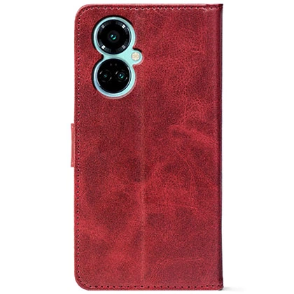 Чохол-книжка Crazy Horse Clasic для Tecno Camon 19 / 19 Pro Red Wine (Front) (49721) - Фото 3 Чохол-книжка Crazy Horse Clasic для Tecno Camon 19 / 19 Pro Red Wine (Front) (49721) - изображение 3