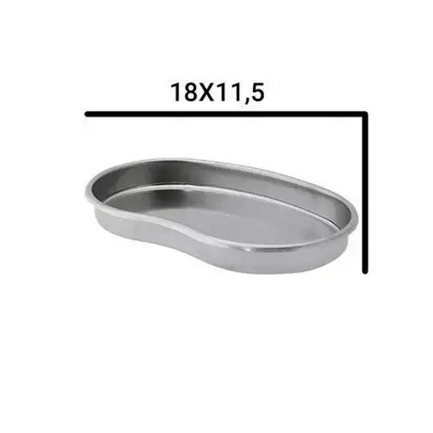 Металлический лоток для стерилизации инструментов, 18*11,5*2,5 см - изображение 1