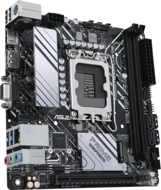 Материнська плата Asus PRIME H610I-PLUS D4 CSM (s1700, Intel H610, PCI-Ex16) - зображення 3