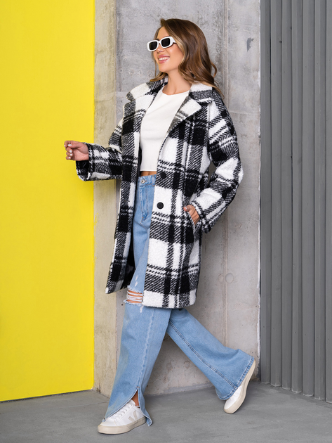 Пальто осеннее женское ISSA PLUS 14269 S Разноцветное ...