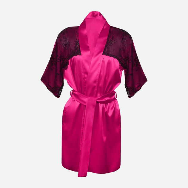 Халат жіночий DKaren Housecoat Barbara XS Dark Pink (5903251395633) - зображення 1