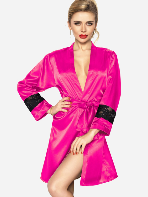 Халат жіночий DKaren Housecoat Betty 2XL Dark Pink (5902230058910) - зображення 1