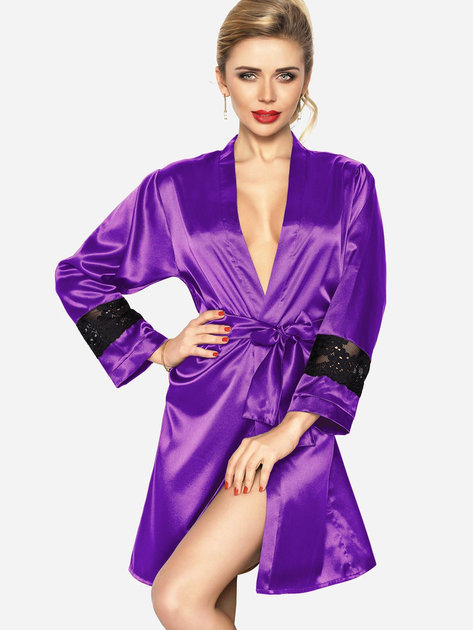 Халат жіночий DKaren Housecoat Betty M Violet (5902230059429) - зображення 1