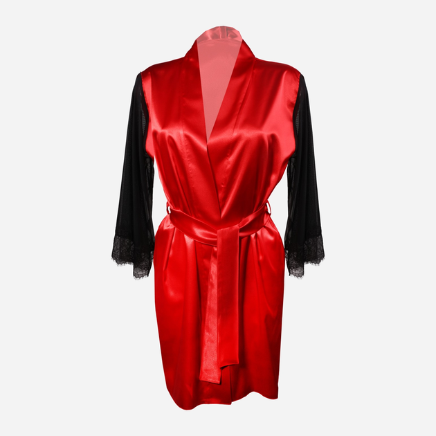 Халат жіночий DKaren Housecoat Bonnie XS Red (5903251384071) - зображення 1