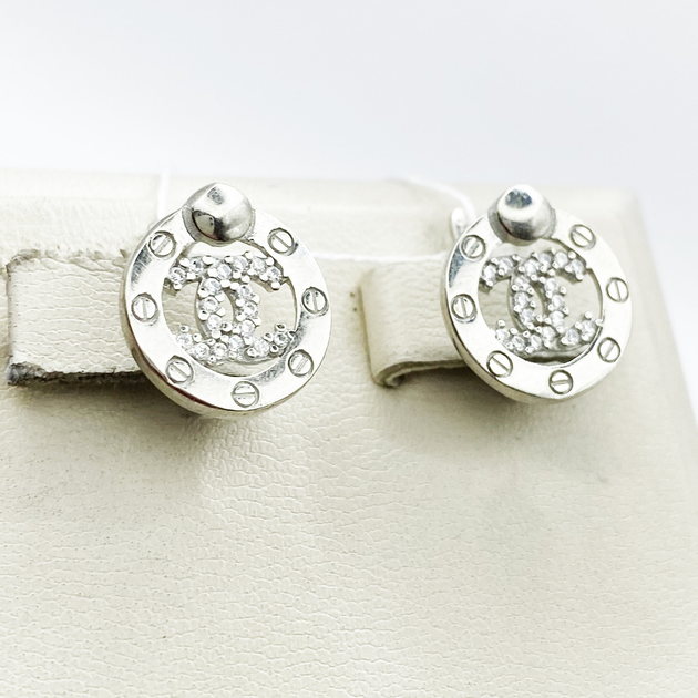 Серьги в стиле Chanel - ROZETKA. Купить недорого сережки в стиле Шанель ...