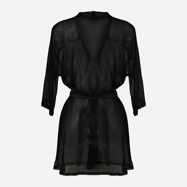 Халат жіночий DKaren Housecoat Costance XL Black (5903251394414) - зображення 2