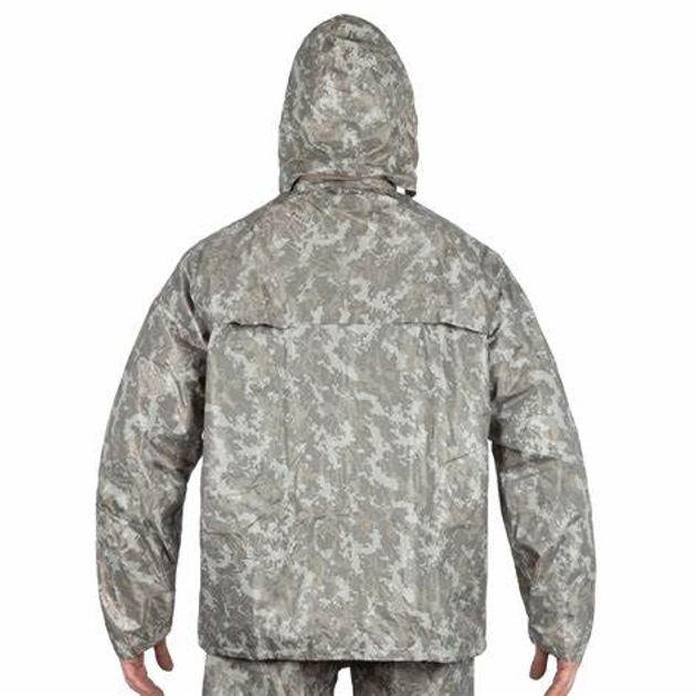 Костюм чоловічий демісезонний Mil-Tec Водонепроникний L Піксель M-T куртка штани захист від опадів і вітру з капюшоном для риболовлі полювання подорожей - зображення 2