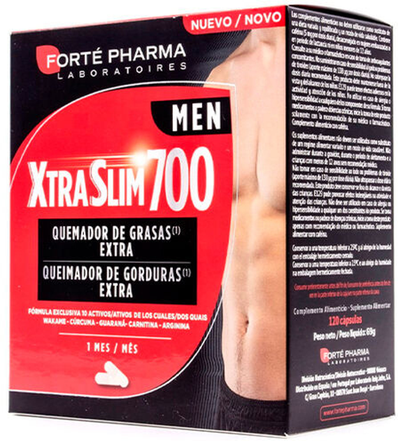Дієтична добавка Forte Pharma Xtraslim 700 Men 120 капсул (8470001921727) - зображення 1