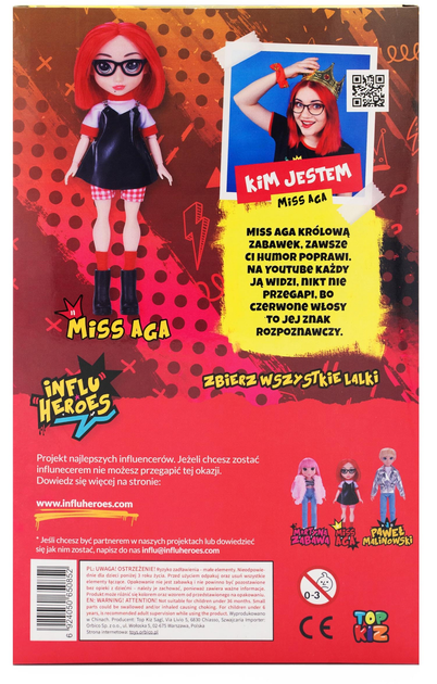 Лялька Top Kiz influ heroes Miss Aga 23 cм (6924050650852) - зображення 3