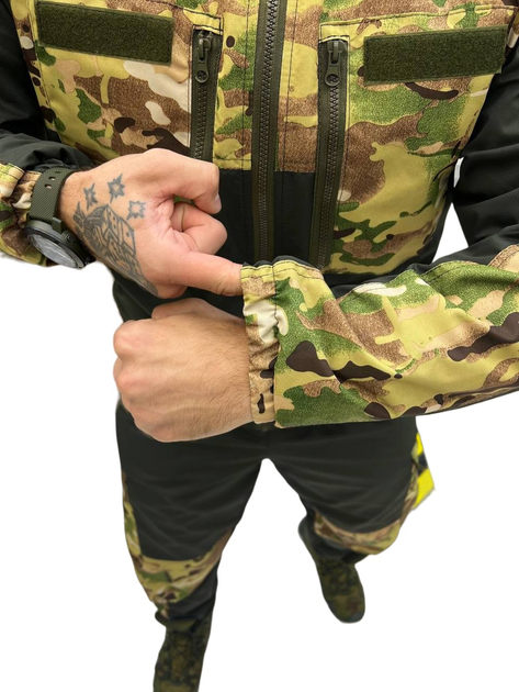 Зимний тактический (военный) водоотталкивающий костюм р. S с флисовой подкладкой (51131-S) - изображение 2