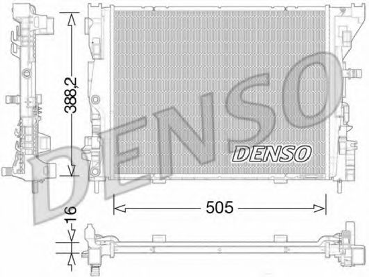 Радиатор DENSO (DRM23035) - изображение 1