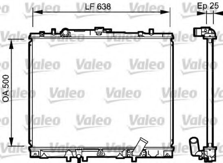 Радиатор Valeo (734424) - изображение 1