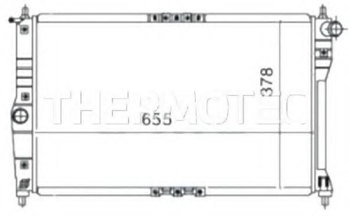 Радиатор Thermotec (D70008TT) - изображение 2