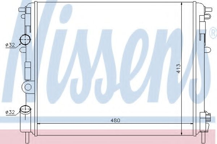 Радиатор Nissens (63809) - изображение 1