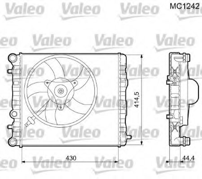 Радіатор Valeo (733062) - зображення 1