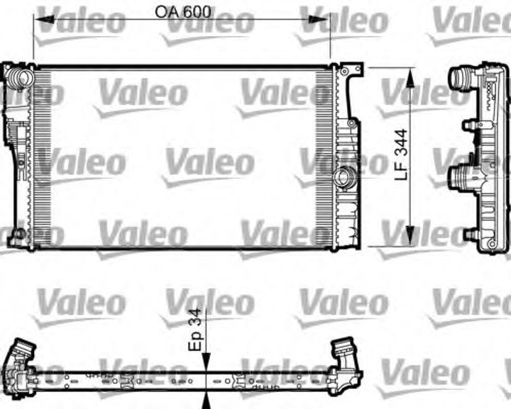 Радиатор Valeo (735493) - изображение 1