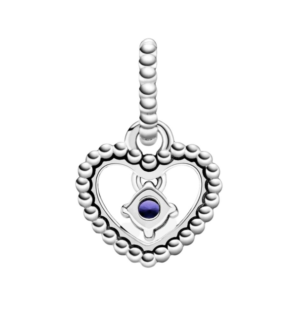 Zawieszka charms Pandora Signature 798854C12 Srebrna (5700302860801) - obraz 2