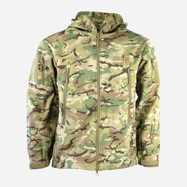 Куртка тактическая Kombat UK Patriot Soft Shell Jacket XXL Мультикам (kb-pssj-btp-xxl) - изображение 2