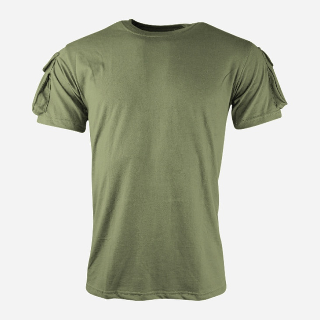 Тактична футболка Kombat UK TACTICAL T-SHIRT M Оливкова (kb-tts-olgr-m) - зображення 1