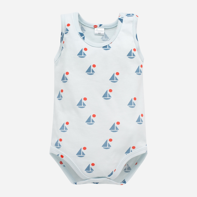 Боді-футболка Pinokio Sailor 92 см Blue (5901033302978) - зображення 1