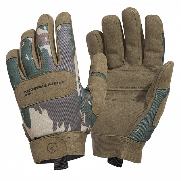 Рукавиці тактичні Pentagon Duty Mechanic Gloves Greek Lizard Camo M - изображение 1